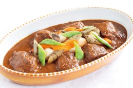 ②信州味噌の和風ビーフシチュー