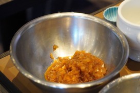 煮詰まらないようにフライパンから取り出しておきます
