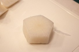 綺麗な5角形ができました