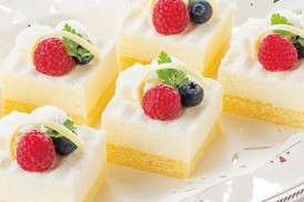 ⑲　さっぱりレモンとチーズのケーキ (デミタスコーヒー付)
