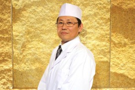 宮崎牛のタタキ 野菜添えわさびおろしと 日向夏ぽん酢で　by 双泉の宿 朱白　後藤料理長