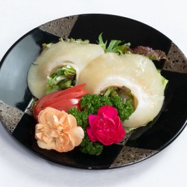 フカヒレ姿蒸し冷菜 調理例
