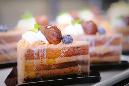 栗のショートケーキ