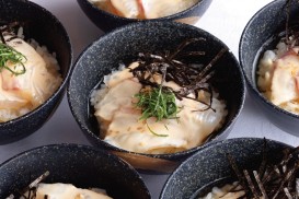 ❹鯛の胡麻茶漬け