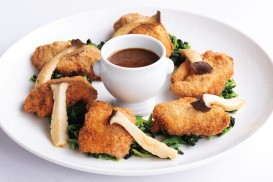 ❷ビーフカツレツ デミソース