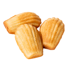 ホテルブエナビスタ 栗マドレーヌ…桜井甘精堂の栗ペーストと栗みつを、ホテルブエナビスタのパティシエがバランスよく生地に練り込みしっとり焼き上げました。