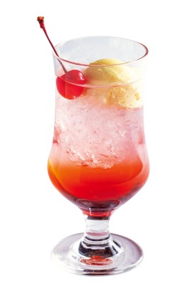 ②グレナデンソーダフロート　￥1,200