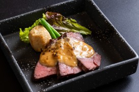 国産牛葱味噌焼き
