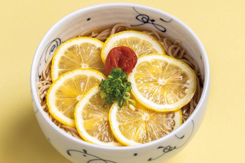 【Vinegarの新しい楽しみ方フェア】冷やしレモン酢蕎麦（5/8～5/31）