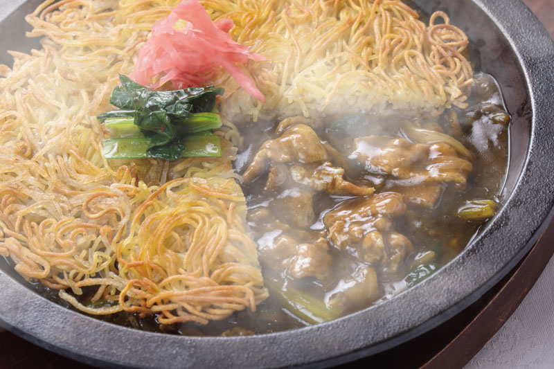 ⑦松本鉄板こってりカレー浮麺　￥1,700