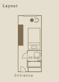 Deluxe twin rooms layout