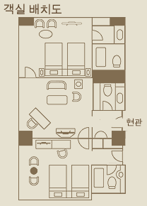 Executive luxury suite layout