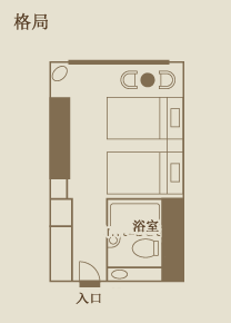 Standard twin layout